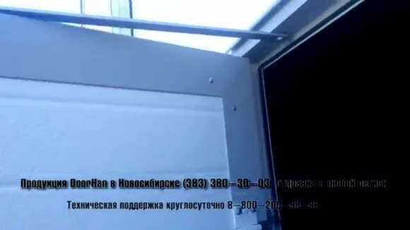 Врезная калитка в секционные ворота Doorhan для удобного пешеходного доступа фото 6