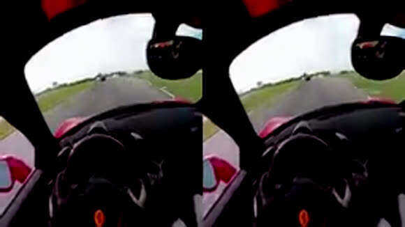 Гонка на Ferrari в очках виртуальной реальности SBS видео фото 2