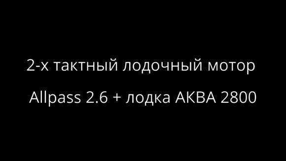 Мощный лодочный мотор 2.6 л.с. для лодки 2800system фото 1