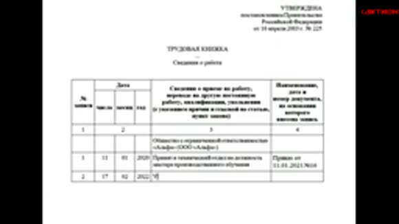 Как правильно внести запись об увольнении по собственному желанию в трудовую книжку фото 4