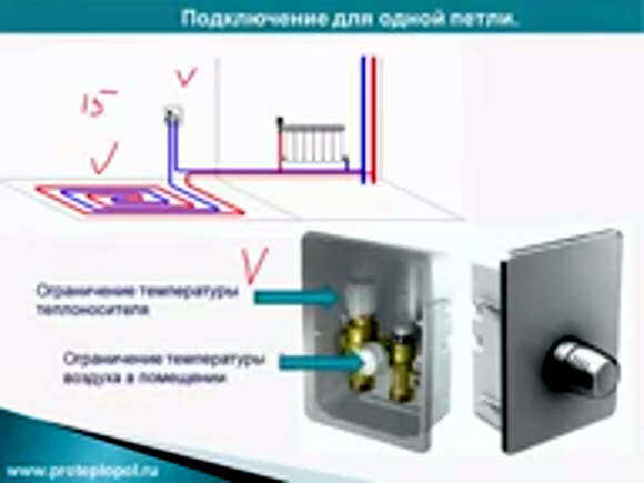 Подключение теплого пола к системе отопления 4 проверенных способа