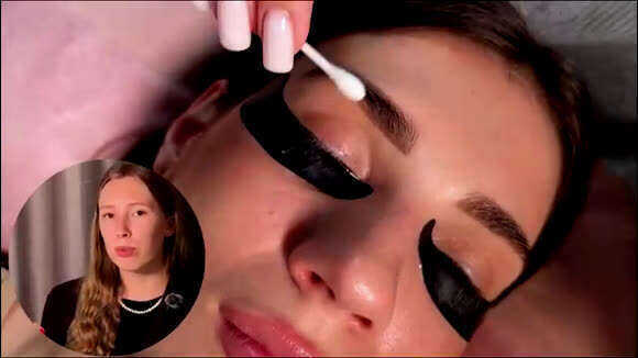 Разбор ошибок ламинирования жестких ресниц корейской техникой lash lift