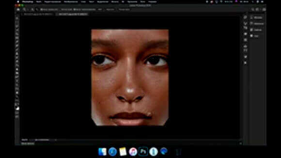 Профессиональная коррекция бровей и овала лица в Фотошопе фото 4