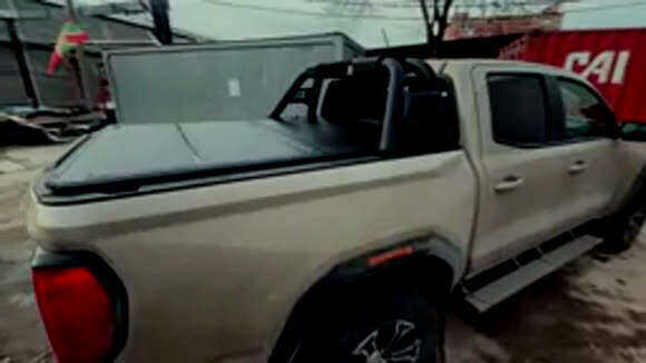 Крышка и дуга из круглых труб Hal для GMC Canyon фото 6