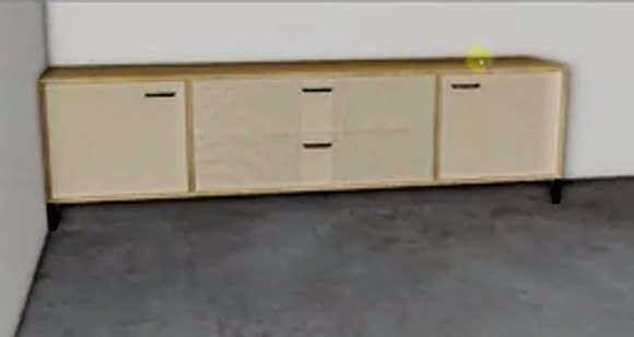 Как сделать тумбу под телевизор в Pro100 за 10 минут