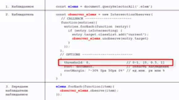 Анимация при скролле на JS через IntersectionObserver за 5 минут
