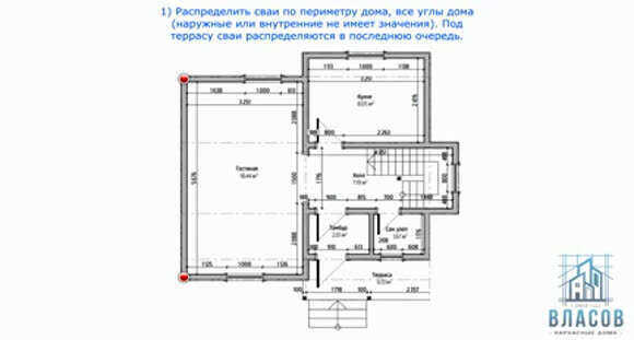 Расстояние между винтовыми сваями и расчет их количества фото 1