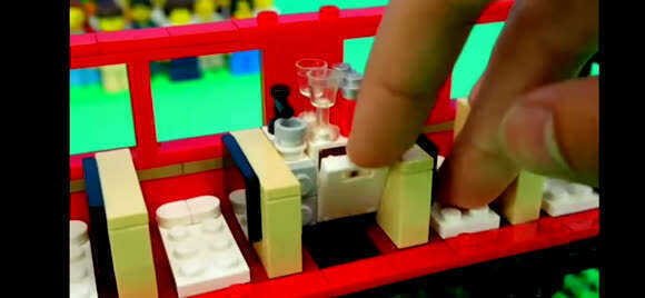 Как собрать железную дорогу и поезд из Lego фото 2