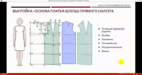 Курс по созданию идеальной выкройки платья для начинающих фото 2