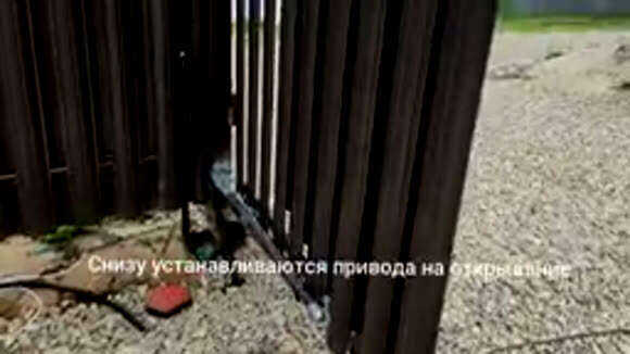Распашные складные ворота: практичное и необычное решение для дома фото 4