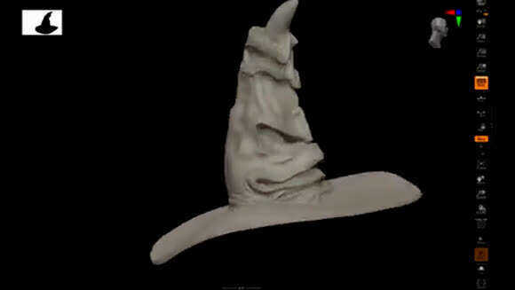 Как создать 3D модель распределяющей шляпы Гарри Поттера