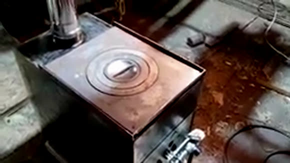 Как сделать газовую печь буржуйку для обогрева гаража фото 1