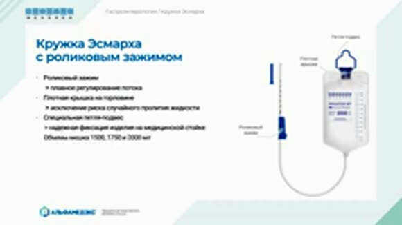 Кружка Эсмарха Mederensystem для медицинских процедур и ухода